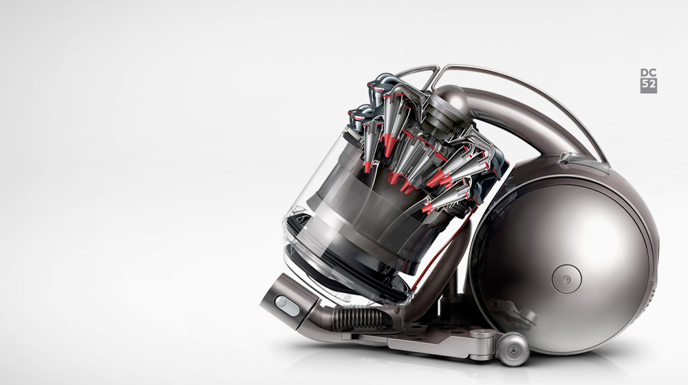 Inside image of Dyson DC54 showing cinetic technology