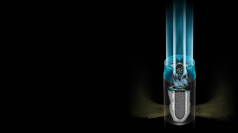 Le kit d'insonorisation en étoile du purificateur compact Dyson HushJet.