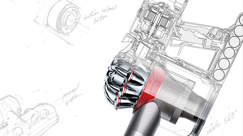 188 000 heures de conception ont été nécessaires pour créer le moteur Dyson V8.