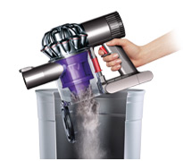 DC59 Hygienic bin emptying